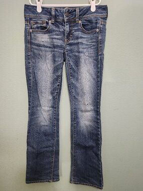 American Eagle Outfitters Low-Rise Kick Boot Stretch Jeans, Size 0